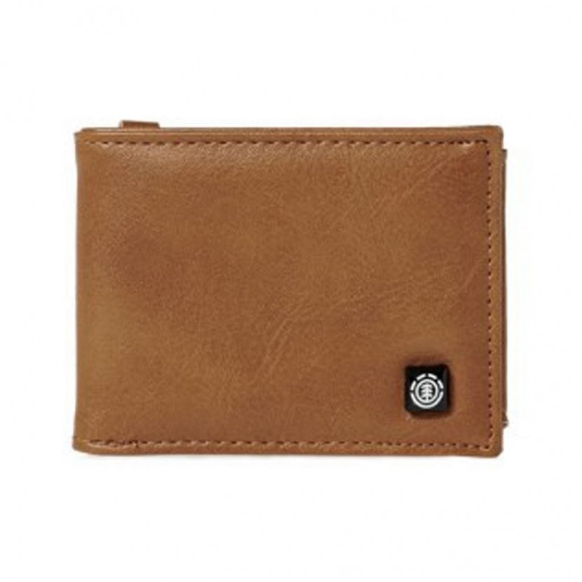 Cartera Element Segur Leather Wallet Marron