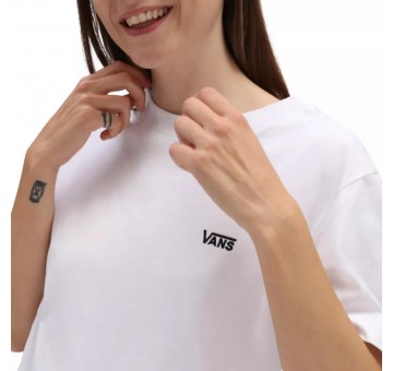 Camiseta Vans WM Junior V Boxy Blanca