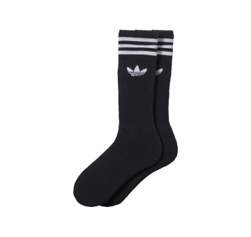 Calcetines Adidas Solid Crew Sock Negros