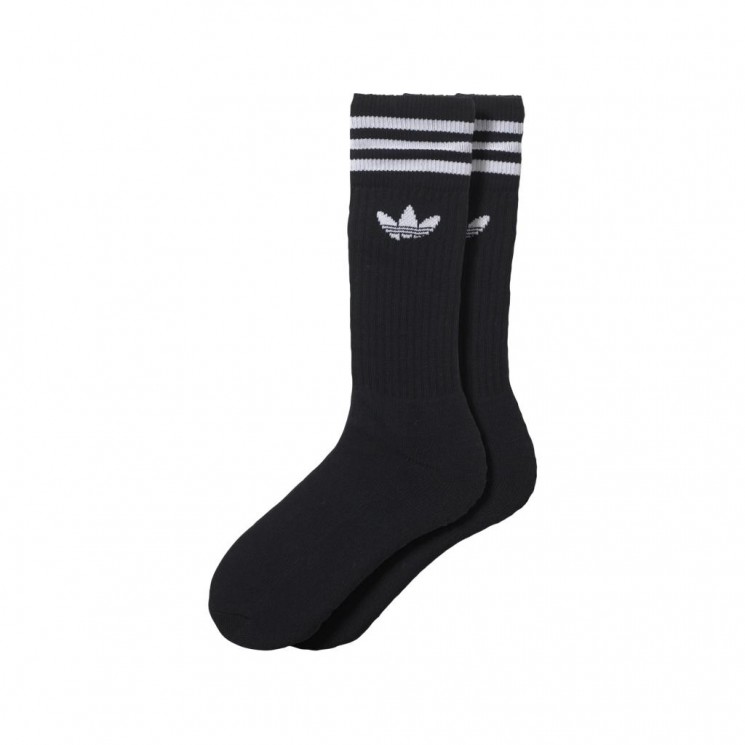Calcetines Adidas Solid Crew Sock Negros