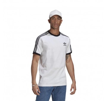 Camiseta Adidas 3 Stripes Tee Blanca