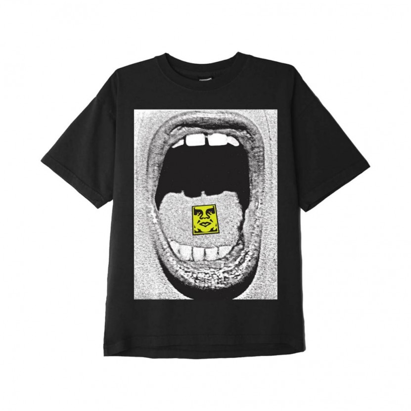 Camiseta Obey Scream Negra