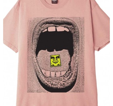 Camiseta Obey Scream Rosa