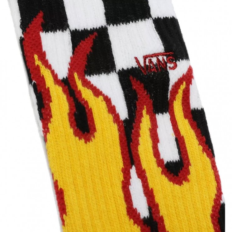 Calcetines Vans MN Flame Check Crew