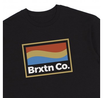Camiseta Brixton New Wave S S Tee Negra