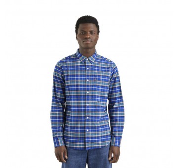Camisa Levis Sunset 1 Pocket Standard Azul
