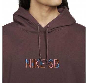 Sudadera Nike SB Premium GFX Fleece Granate