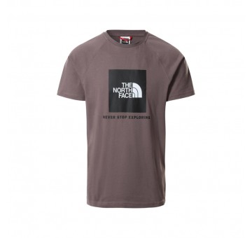Camiseta The North Face M S S Raglan RedBox Tee Granate