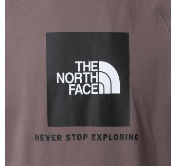 Camiseta The North Face M S S Raglan RedBox Tee Granate