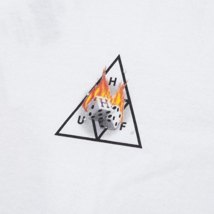 Camiseta HUF Hot Dice TT S S Tee Blanca