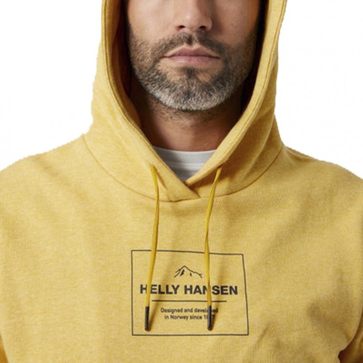 Sudadera Helly Hansen F2F Organic Cotton Hoodie Amarilla