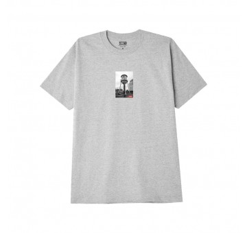 Camiseta Obey Water Tower Photo Gris