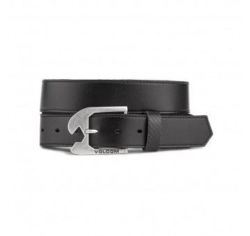 Cinturon Volcom Skully Leather Belt Negro