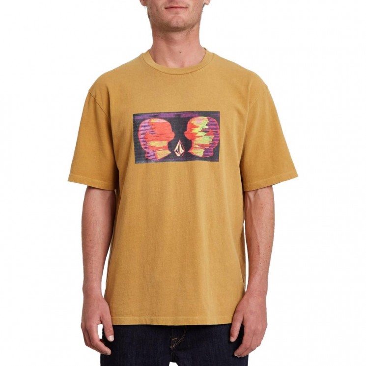Camiseta Volcom Animoscillator FA SS Amarilla