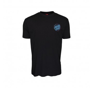 Camiseta Santa Cruz Foliage Dot T Shirt Negra