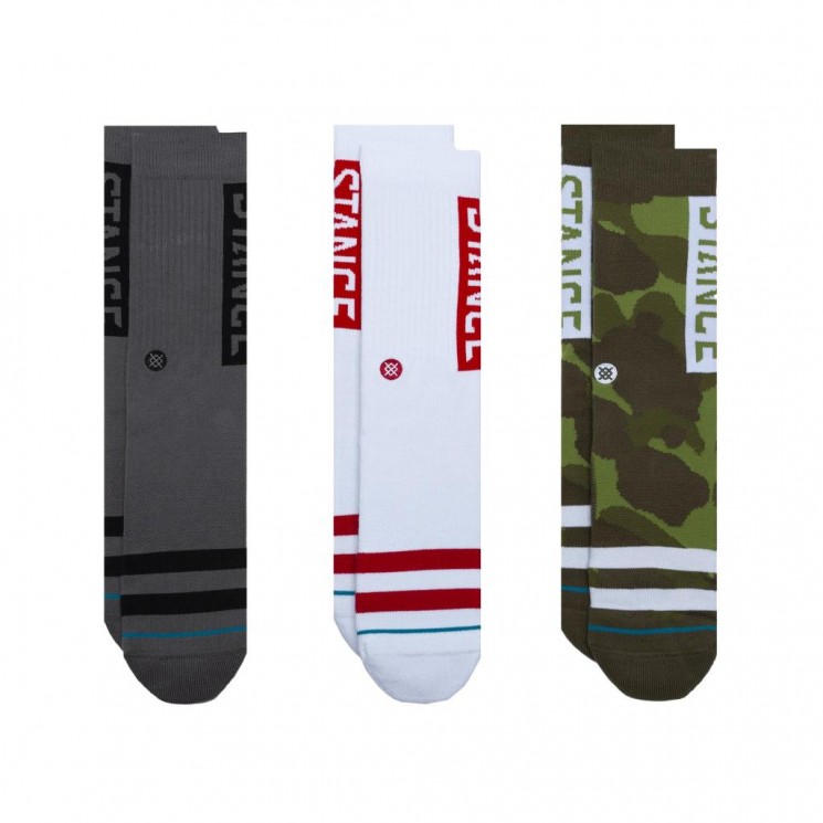 Pack 3 Calcetines Stance Multi
