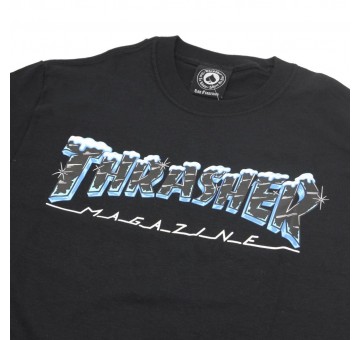 Camiseta Thrasher Black Ice Tee Negra