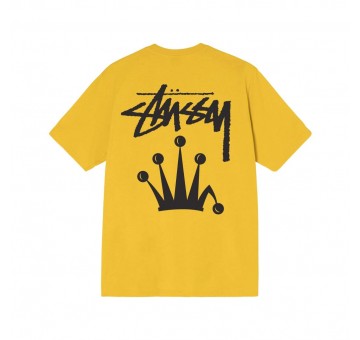 Camiseta Stussy Stock Crown Tee Amarilla