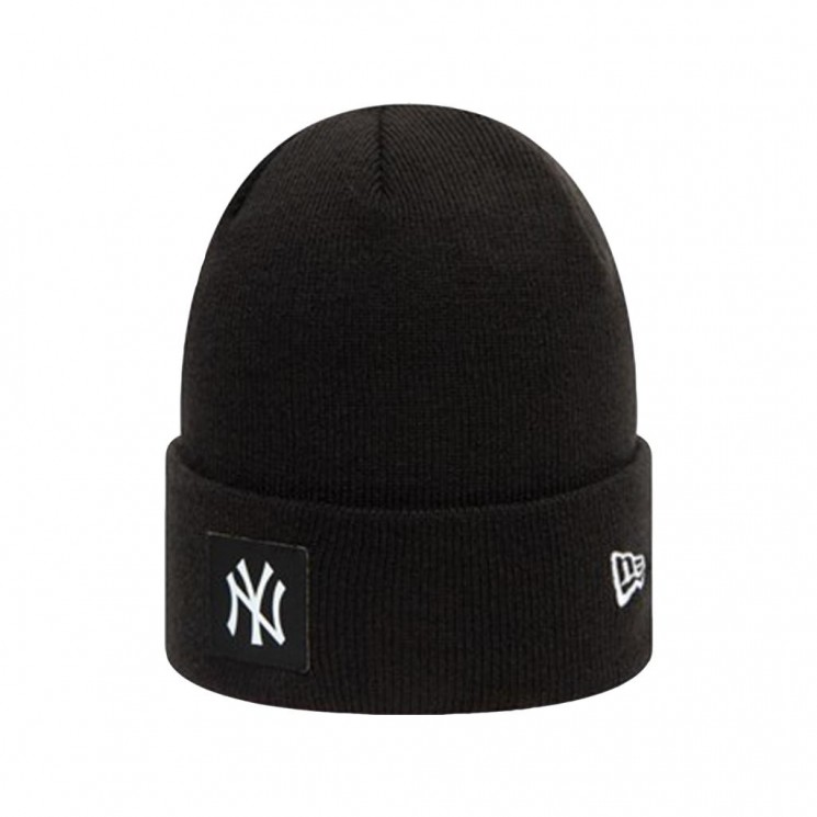 Gorro New Era MLB Essential Cuff Knit NY Yankees Blanco
