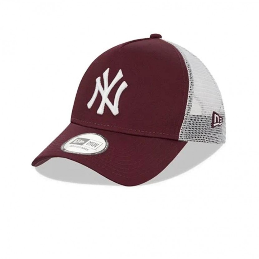 Gorra New Era League Essential 940 A Frame NY Yankees Granate