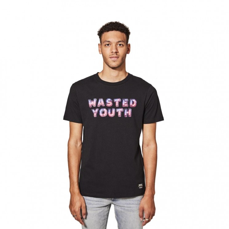 Camiseta Wesc Max Wasted Youth Negra