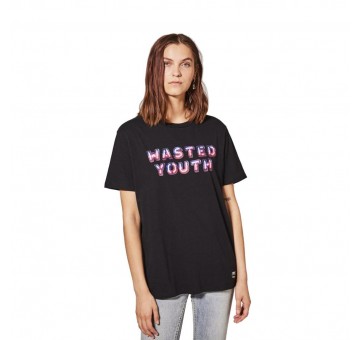 Camiseta Wesc Max Wasted Youth Negra