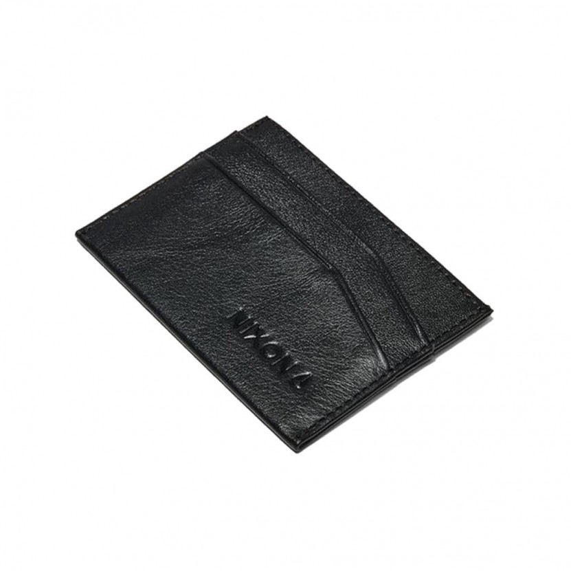 Billetero Nixon Flaco Leather Card Negro
