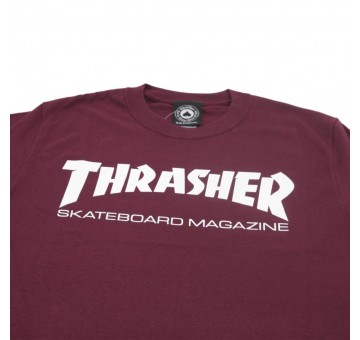 Camiseta Thrasher Skate Mag Tee Maroon