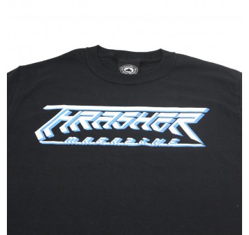 Camiseta Thrasher Future Logo Tee Negra