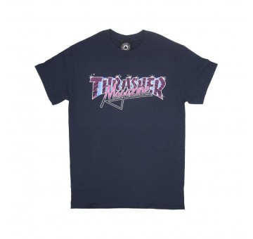 Camiseta Thrasher Vice Logo Tee Navy