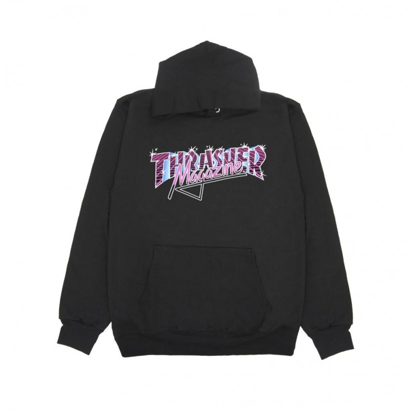 Sudadera Thrasher Vice Logo Hood Negra
