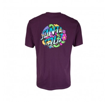 Camiseta Santa Cruz Strange Dot T Shirt Damson
