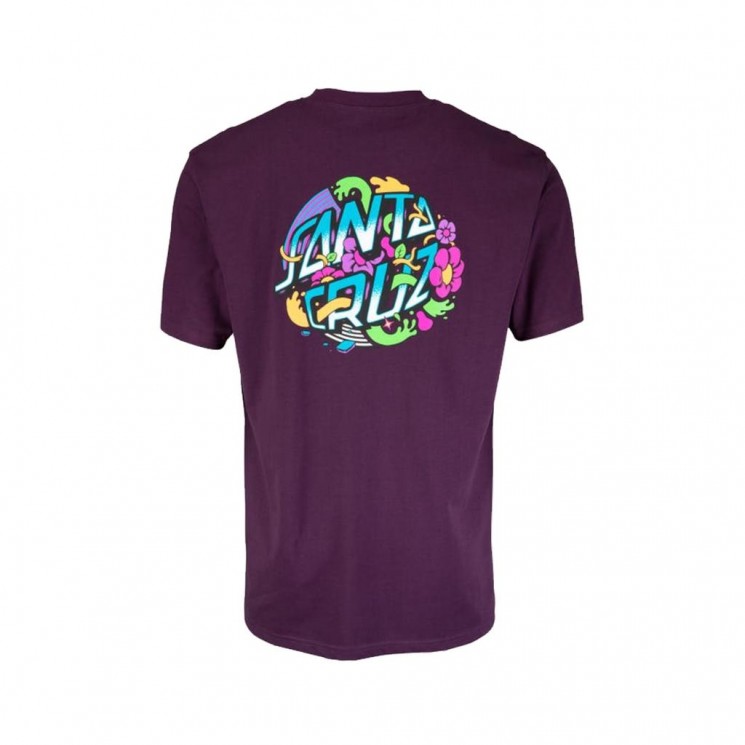 Camiseta Santa Cruz Strange Dot T Shirt Damson