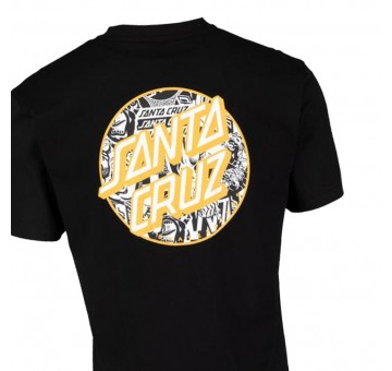 Camiseta Santa Cruz Flier Dot T Shirt Negra