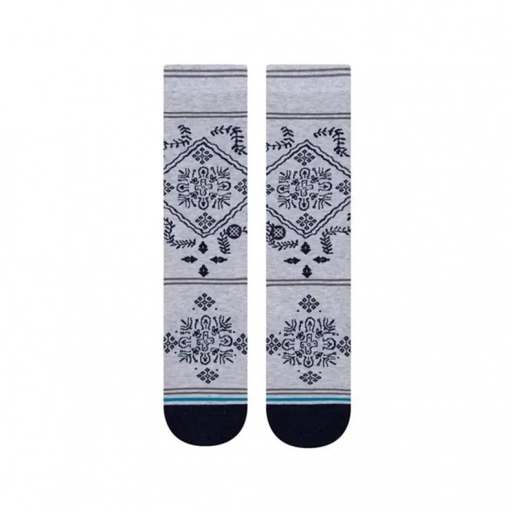 Calcetines Stance Bandero Gris Frontal