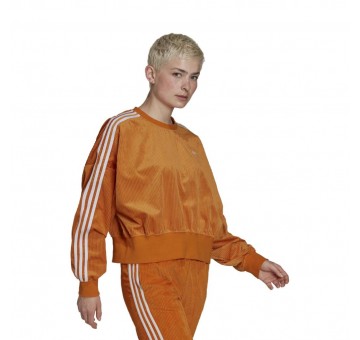 Sudadera Adidas Adicolor Classics Corded Sweatshirt Naranja Modelo
