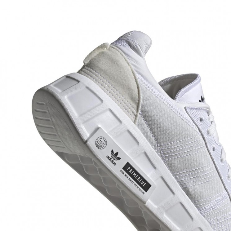 Zapatillas Adidas Geodiver Primeblue Blancas Detalle