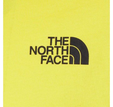 Camiseta The North Face M SS Red Box Tee Amarilla Detalle