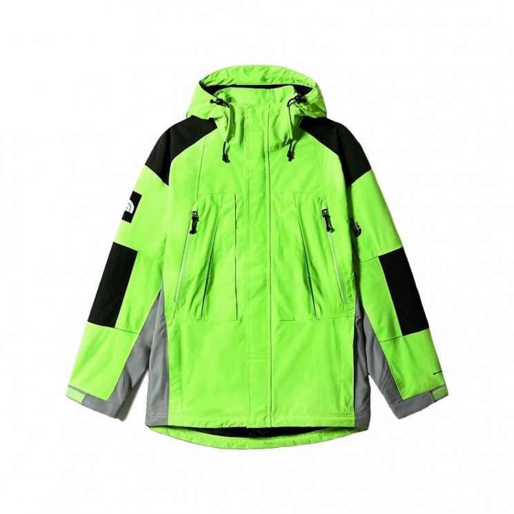 Parka The North Face M Phlego 2L Dryvent Safety Green Silueta Frontal