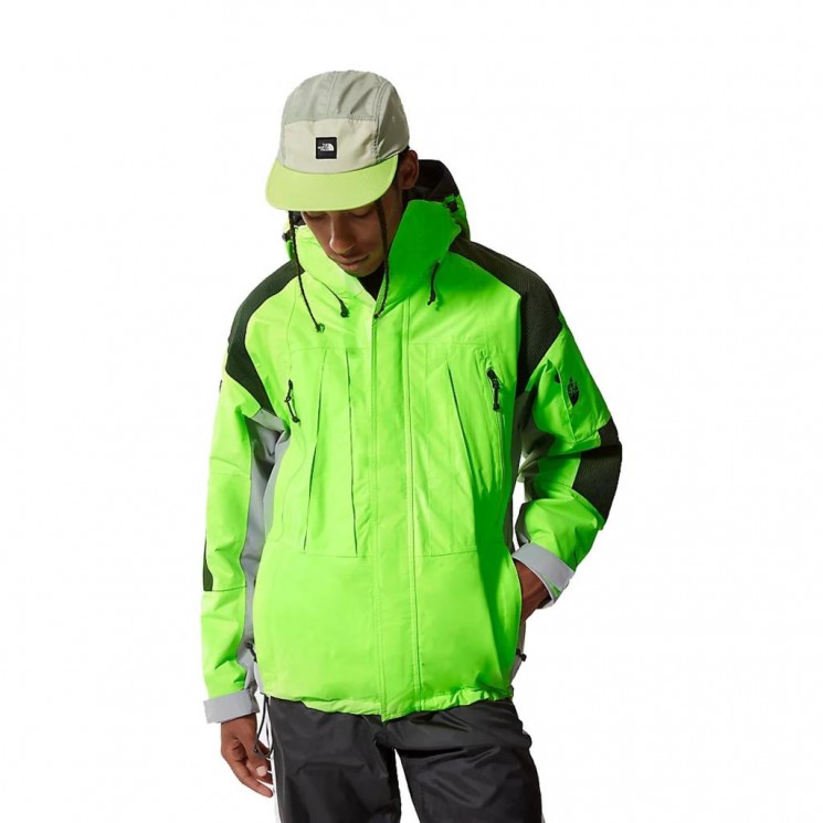 Parka The North Face M Phlego 2L Dryvent Safety Green Delantera Modelo
