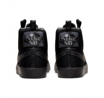 Zapatillas Nike SB Zoom Blazer MID Premium Black Anthracite Parte Trasera