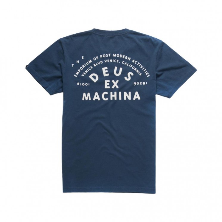 Camiseta Deus A100 Tee Azul Marino