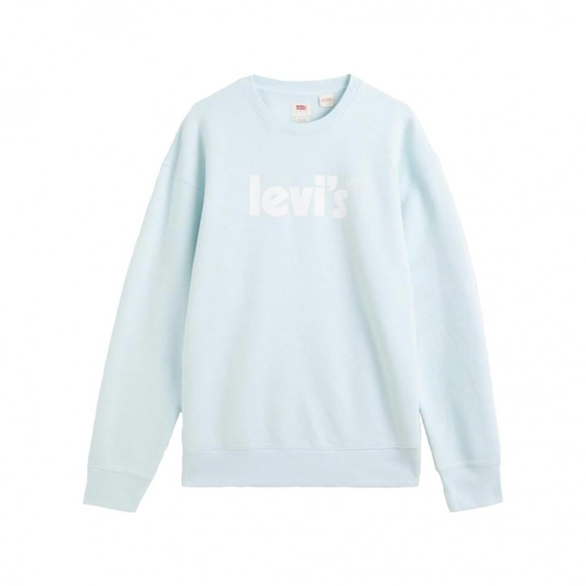 Sudadera Levis T3 Relaxed Graphic Starlight Blue
