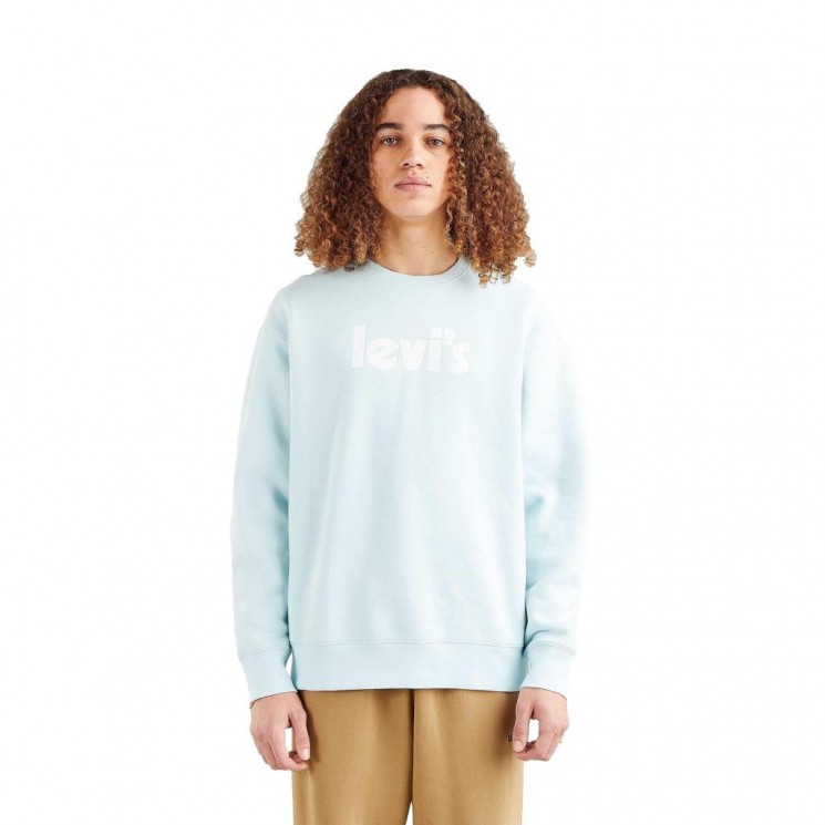 Sudadera Levis T3 Relaxed Graphic Starlight Blue