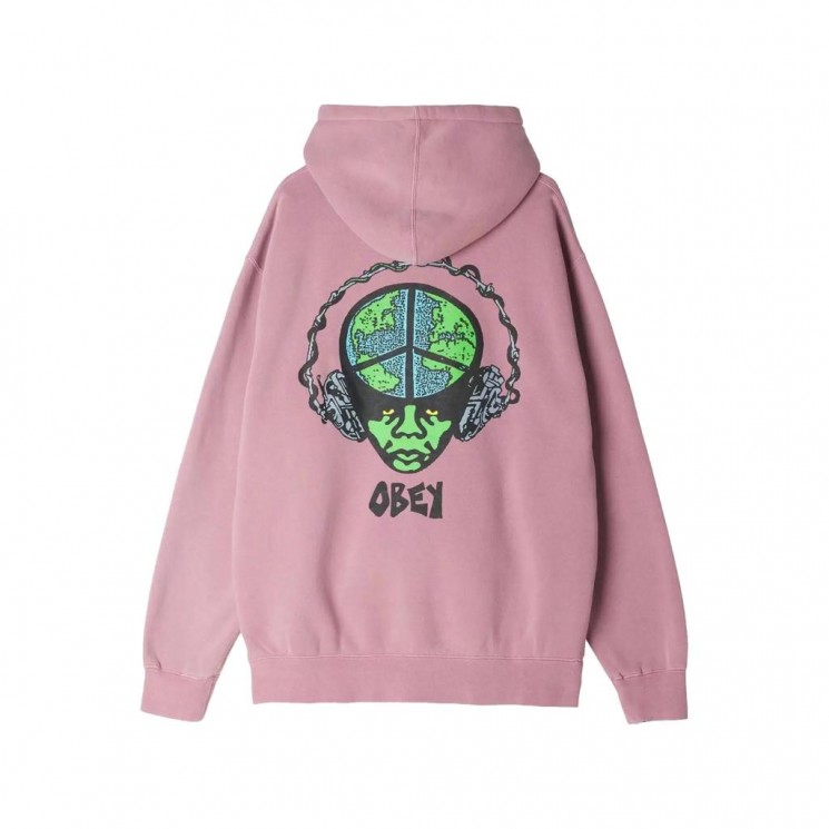 Sudadera Obey World Peace Pigment Lilac