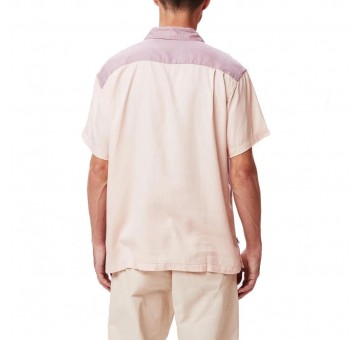 Camisa Obey Reasons Woven Pink Clay