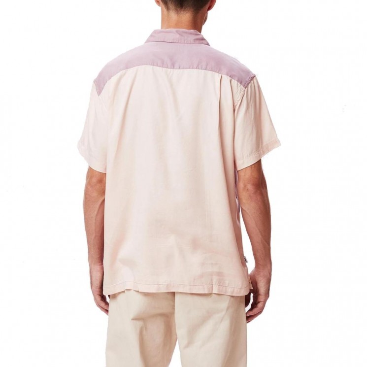 Camisa Obey Reasons Woven Pink Clay