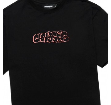 Camiseta Chrystie NYC Bubble Logo Negra