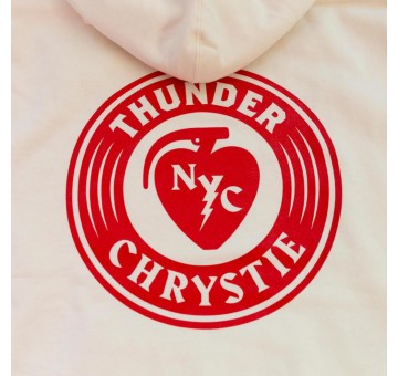 Sudadera Chrystie NYC Thunder x Chrystie Circle Logo Bone