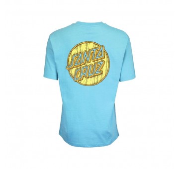 Camiseta Santa Cruz Tiki Dot T Shirt Turquoise
